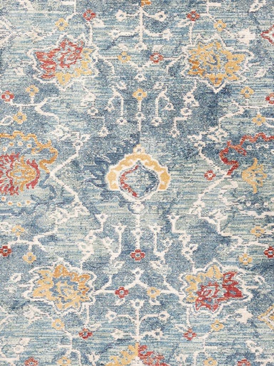 New * Limit Offer Pasargad Home Heritage Design Power Loom L. Blue Area Rug-12 0 X 15 0 Pasargad Home Pfh-04 12 15