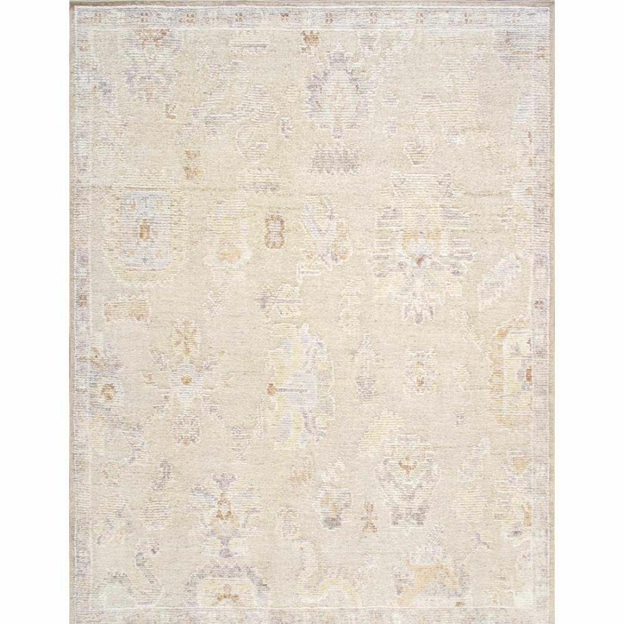 Hot * Oushak Hand-Knotted Camel Wool Area Rug-9 3" X 12 3" Excellent Pasargad Home