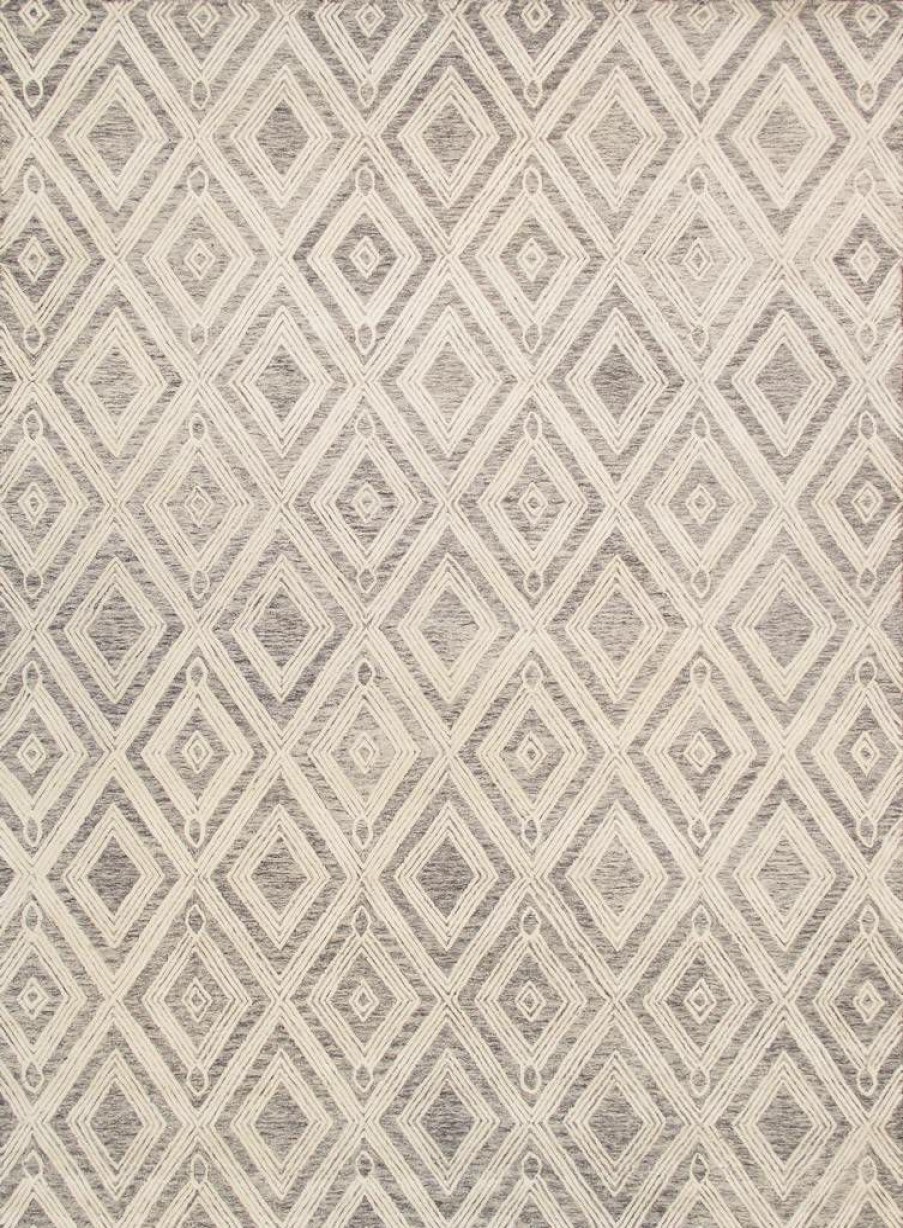 New * Wholesale Pasargad Home Modern Collection Hand-Tufted Bamboo Silk & Wool Area Rug, 9 9 X 13 9 , Silver Pasargad Home Plt-1624 10 14