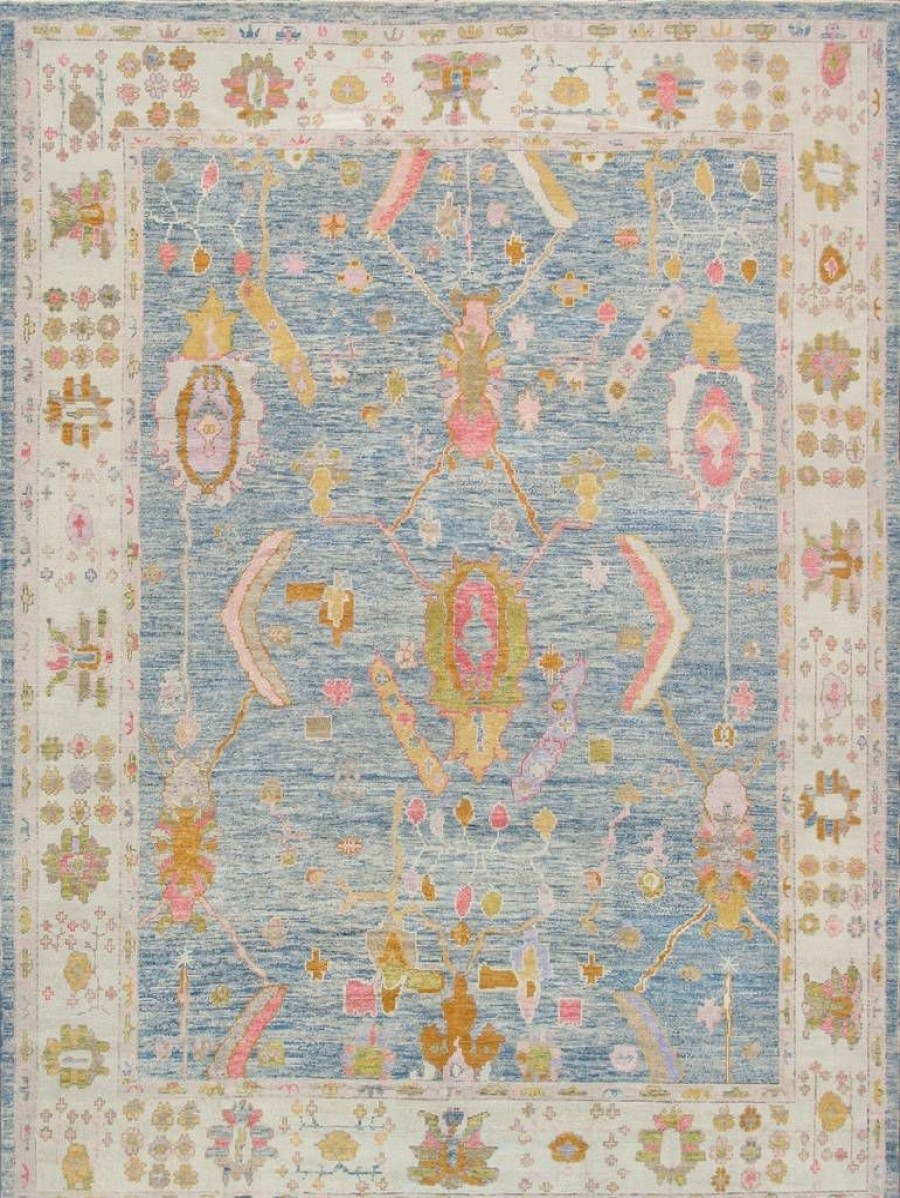 Online * Promotions Pasargad Home Oushak Collection Hand-Knotted Wool Area Rug-10 0 X 13 2 Pasargad Home 980307 10 13