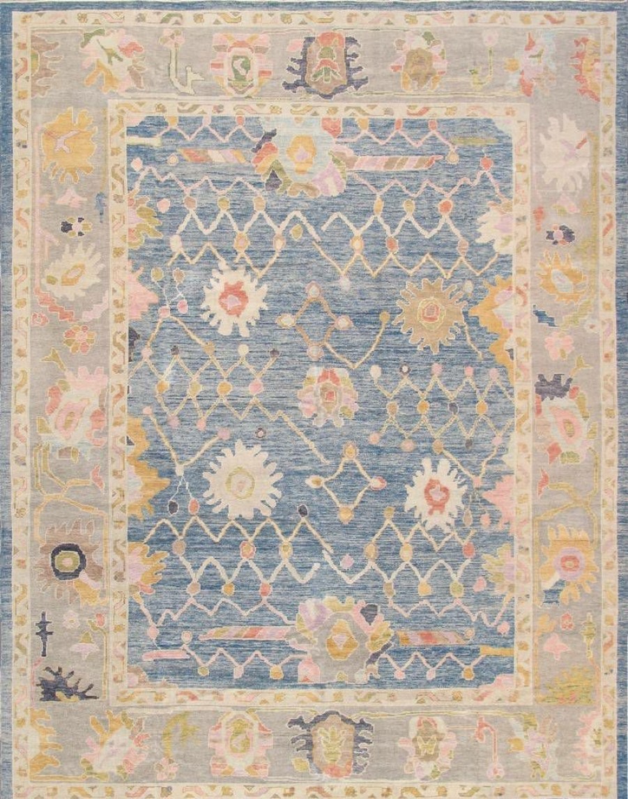 Clearance * Wholesale Pasargad Home Oushak Collection Hand-Knotted Wool Area Rug-11 7 X 14 7 Pasargad Home 980300 12 15