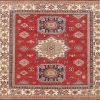 Best * Exclusive Design Kazak Collection Hand-Knotted Lamb'S Wool Area Rug- 5 2 X 5 11 Pasargad Home 044074