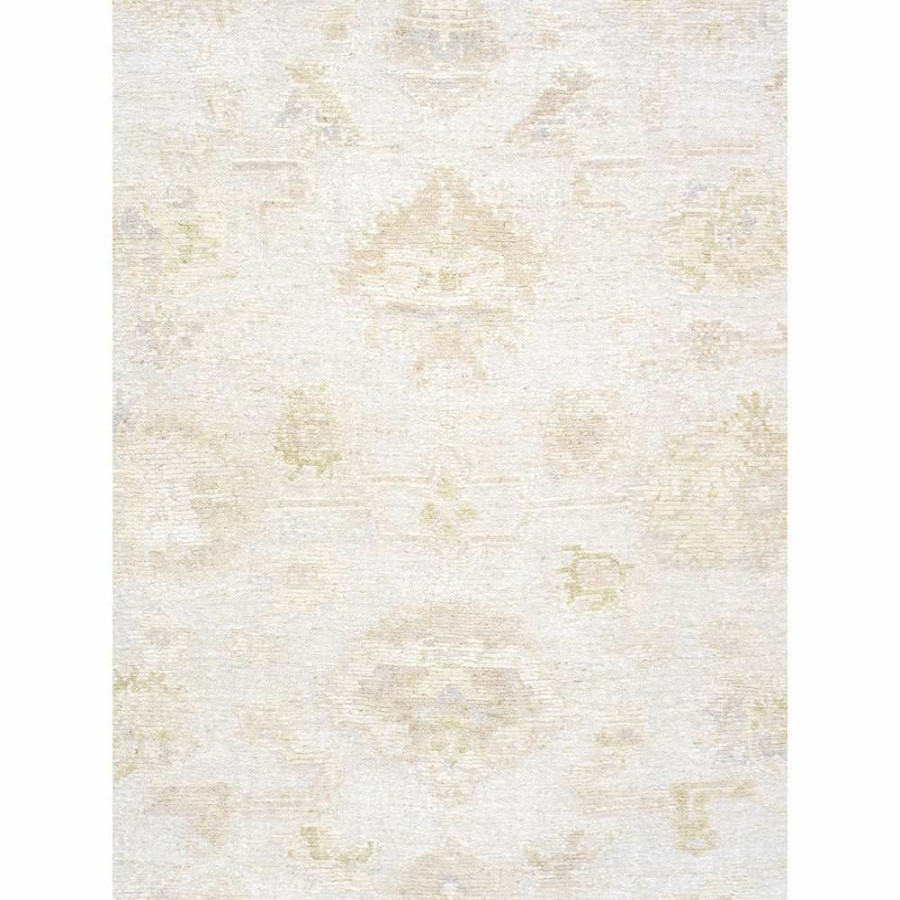 Clearance * Oushak Hand-Knotted Silver Wool Area Rug-9 3" X 11'11" Hot Selling Pasargad Home