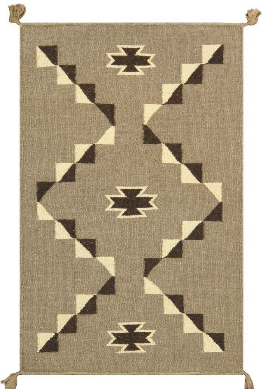 Wholesale * Excellent Quality Pasargad Home Navajo Style Handwoven Wool Mocha Area Rug 2 1 X 3 1 Pasargad Home Pnt-249 2 3