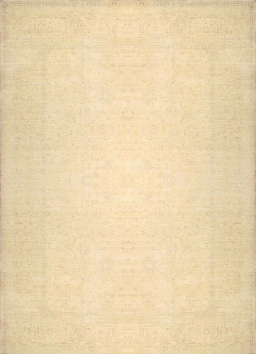 Best * Limited Edition Pasargad Home Ferehan Collection Hand-Knotted Wool Area Rug-16 3 X 22 4 , Ivory Pasargad Home 44817