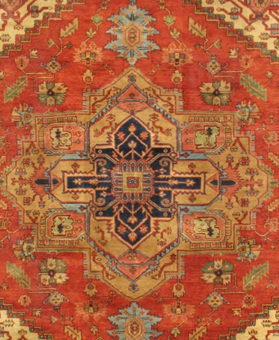 New * Crazy Deals Pasargad Home Serapi Collection Hand-Knotted Rust/Navy Wool Area Rug- 8'11" X 9 1 Pasargad Home Pb-10B 9 9