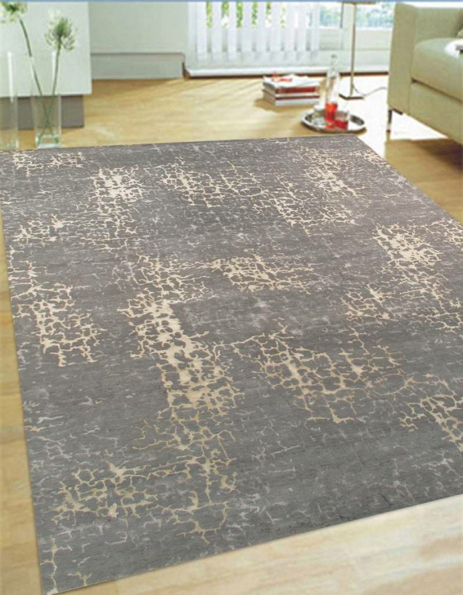 New * Exclusive Design Modern Collection Hand-Knotted Silk & Wool Area Rug- 2 0 X 3 0 Pasargad Home Ref-2B 2X3