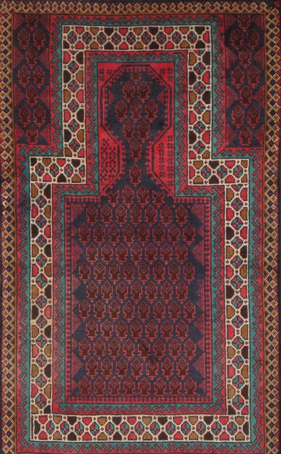 Online * Online Balouch Colletion Hand-Knotted Lamb'S Wool Area Rug- 2 9 X 4 6 Pasargad Home 043946