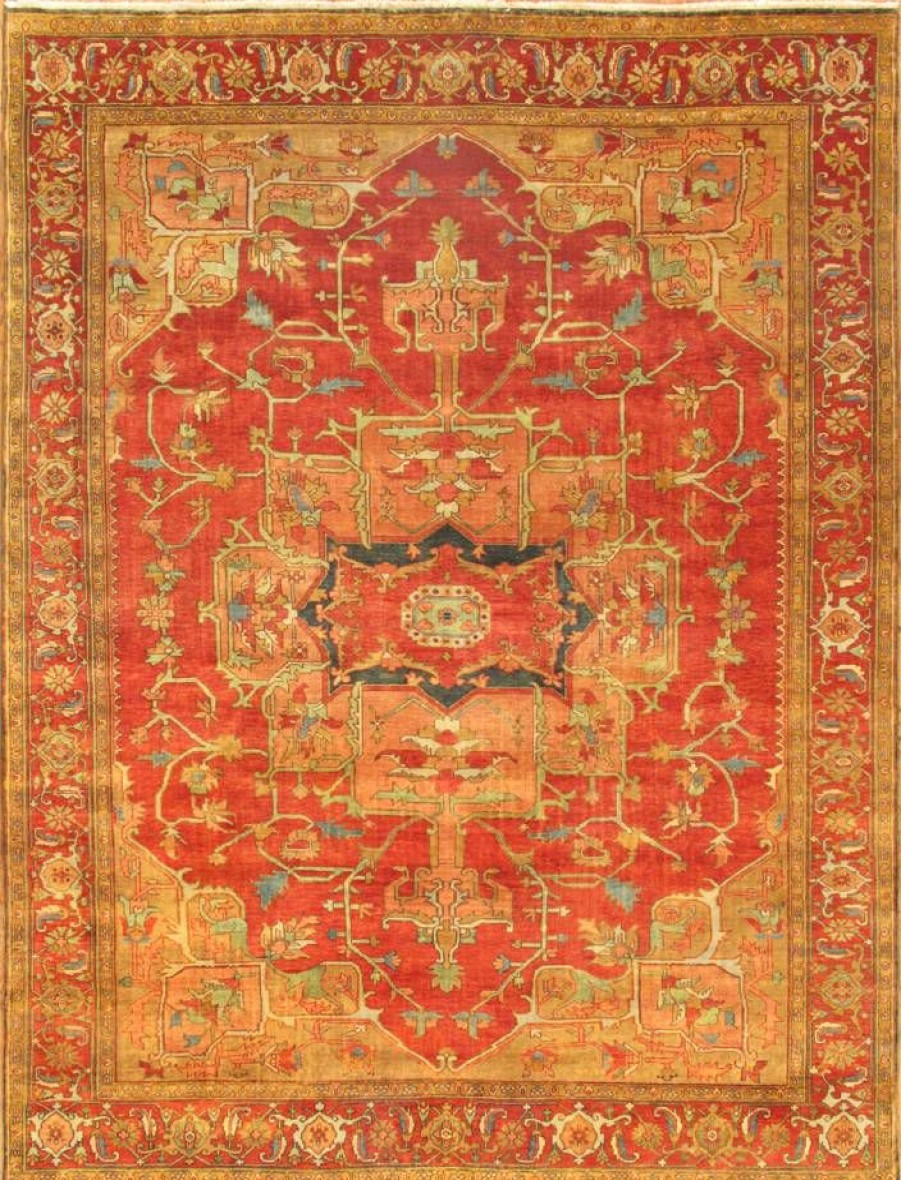 Hot * Quick Delivery Serapi Collection Hand-Knotted Lamb'S Wool Area Rug- 9 11 X 10 0 Pasargad Home P-2 10X10