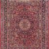 Clearance * Crazy Deals Antique Mashad Collection Hand-Knotted Wool Area Rug- 10 3 X 13 2 Pasargad Home 59738