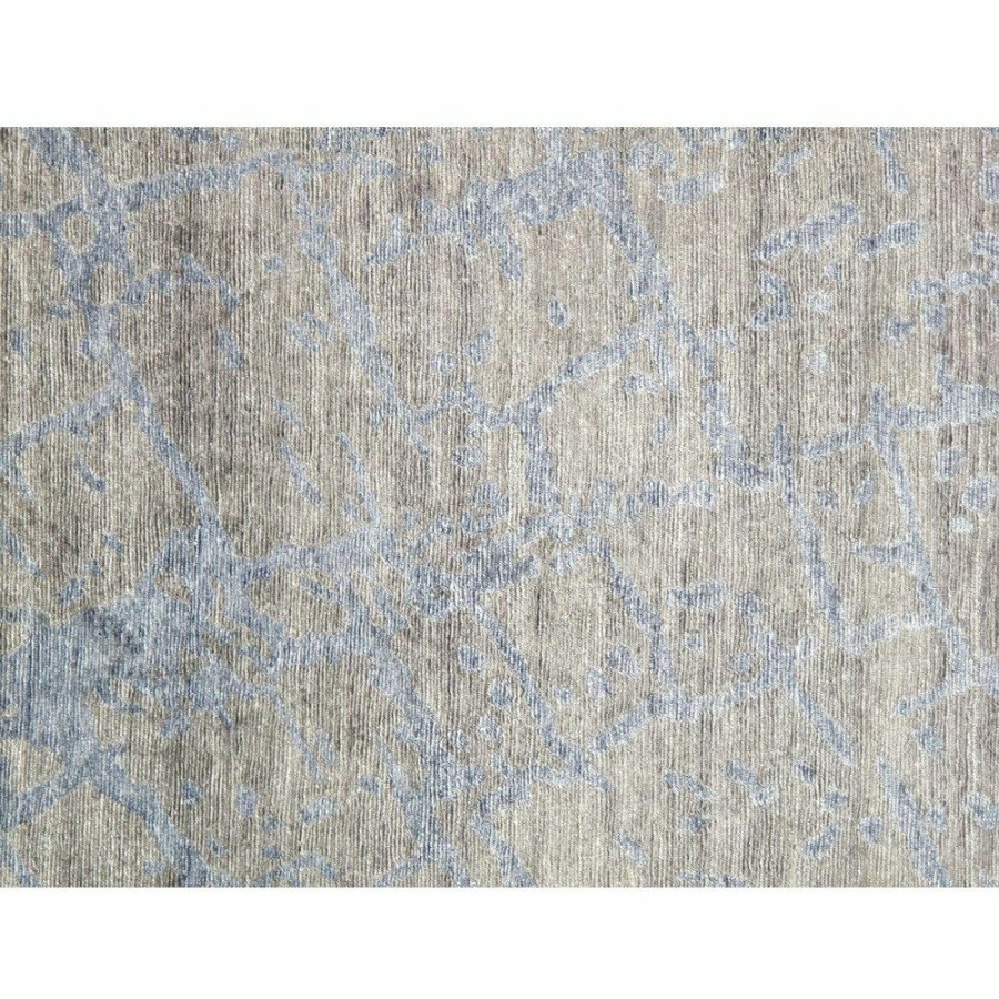 Online * Modern Hand-Knotted Grey Area Rug- 9 1" X 11'10" Promotion Pasargad Home