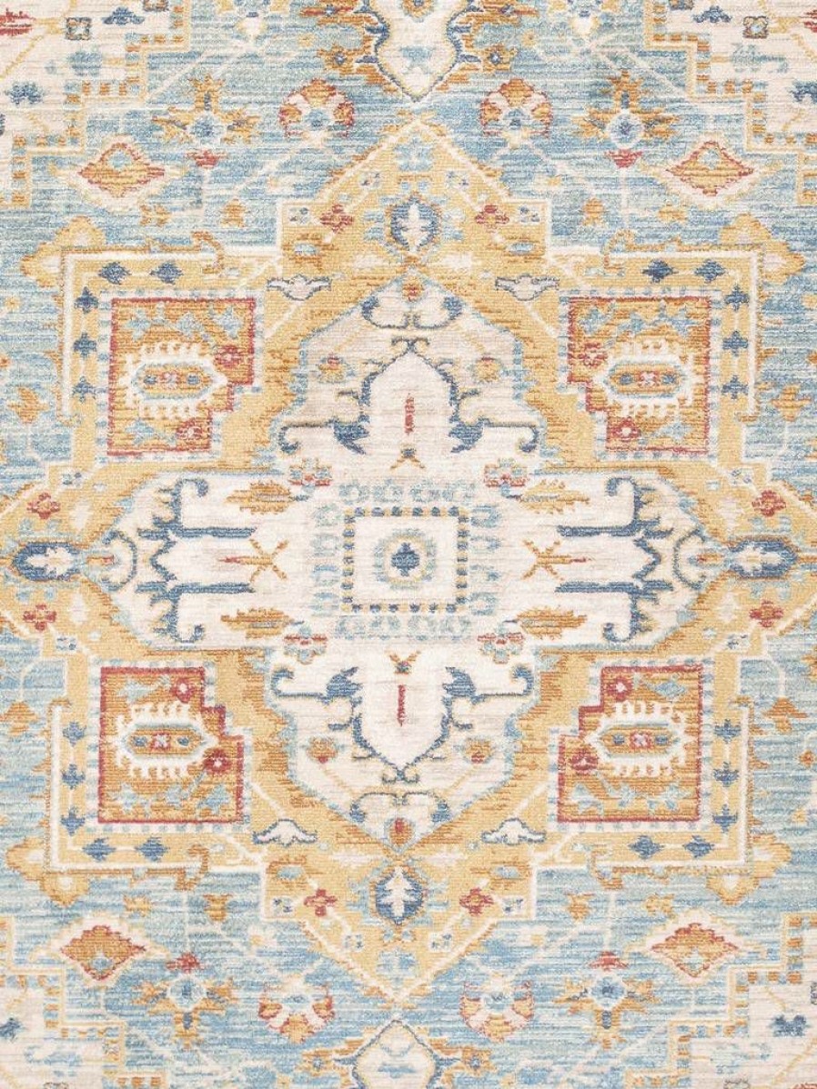 Best * Classical Pasargad Home Heritage Design Power Loom L. Blue Area Rug-10 0 X 10 0 Pasargad Home Pfh-02 10 10