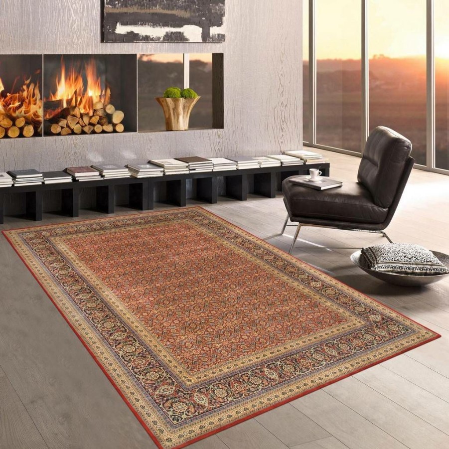 Hot * Quick Expedition Tabriz Collection Hand-Knotted Lamb'S Wool Area Rug- 3 0 X 5 0 Pasargad Home Herati Rust 3X5