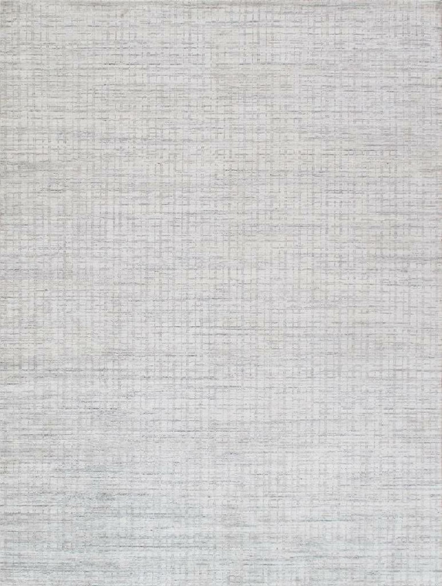 Wholesale * Clearance Sale Pasargad Home Slate Collection Hand-Loomed Silk & Wool Ivory/Silver Area Rug-10 0 X 14 0 Pasargad Home Pbfe-04 10 14