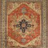 Hot * Classical Serapi Collection Rust/Ivory Wool Area Rug Pasargad Home Pb-10B Ivo 10 10