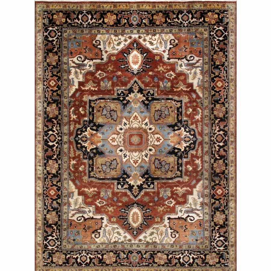 Online * Serapi Hand-Knotted Wool Area Rug- 8'10" X 11'11" Online Store Pasargad Home