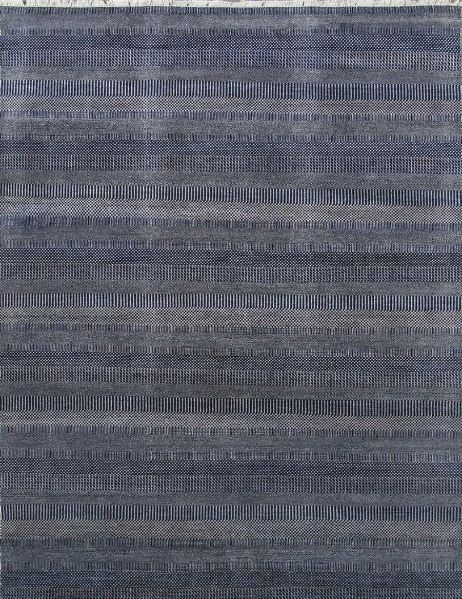 Best * Quick Expedition Transitiona Collection Hand-Kontted Silk & Wool Area Rug- 3 2 X 5 2 Pasargad Home Grass-Nvy 3X5