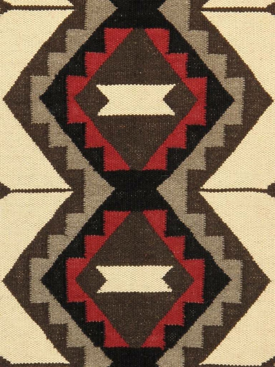 Hot * Classical Pasargad Home Navajo Style Handwoven Wool Ivory Area Rug 3 1 X 4'11" Pasargad Home Pnt-252 3 5