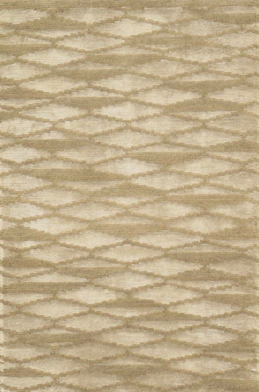 Clearance * Quick Expedition Modern Collection Hand-Knotted Silk And Wool Area Rug- 2 0 X 3 0 Pasargad Home Shimmer-3 2X3