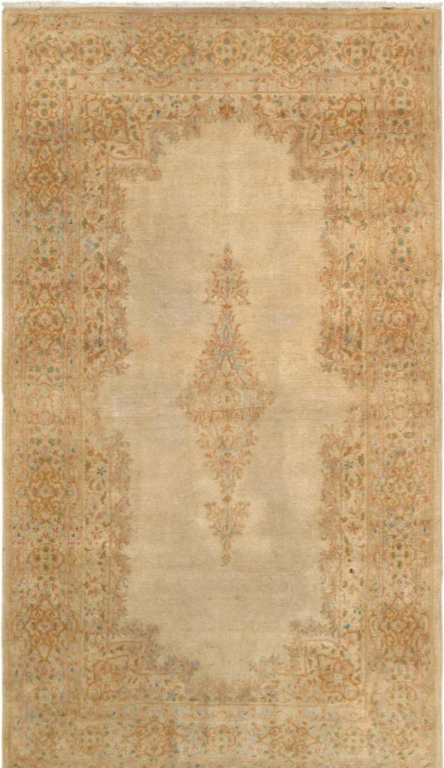 Clearance * Wholesale Vintage Kerman Colletion Hand-Knotted Lamb'S Wool Area Rug- 3'10" X 6'11" Pasargad Home 000449