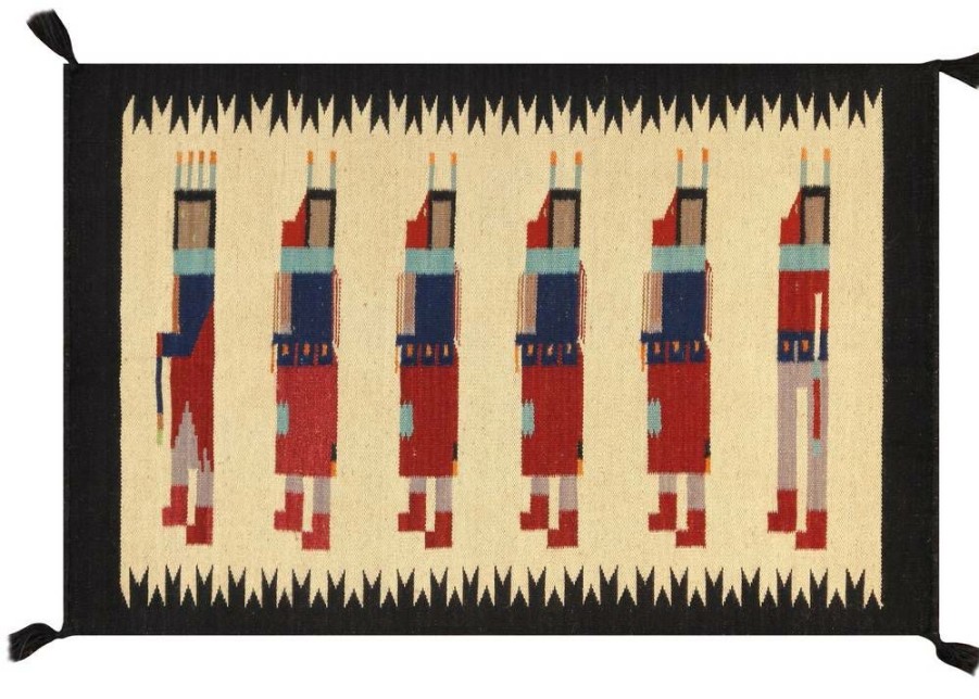 Hot * Wholesale Pasargad Home Navajo Style Handwoven Wool Ivory Area Rug 2 7 X 3'11" Pasargad Home Pnt-268 3 4