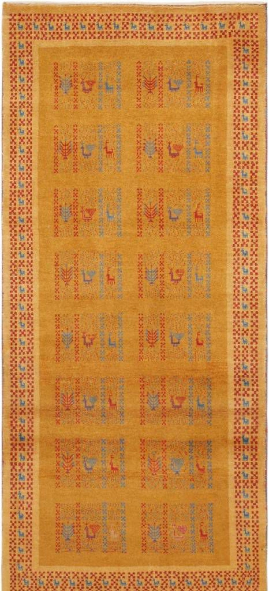 Best * Hot Sale Gabbeh Collection Hand-Knotted Lamb'S Wool Area Rug- 2 9 X 6 2 Pasargad Home 030184