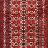 Clearance * Exclusive Design Vintage Balouch Colletion Hand-Knotted Lamb'S Wool Area Rug- 3'11" X 5 4 Pasargad Home 000412