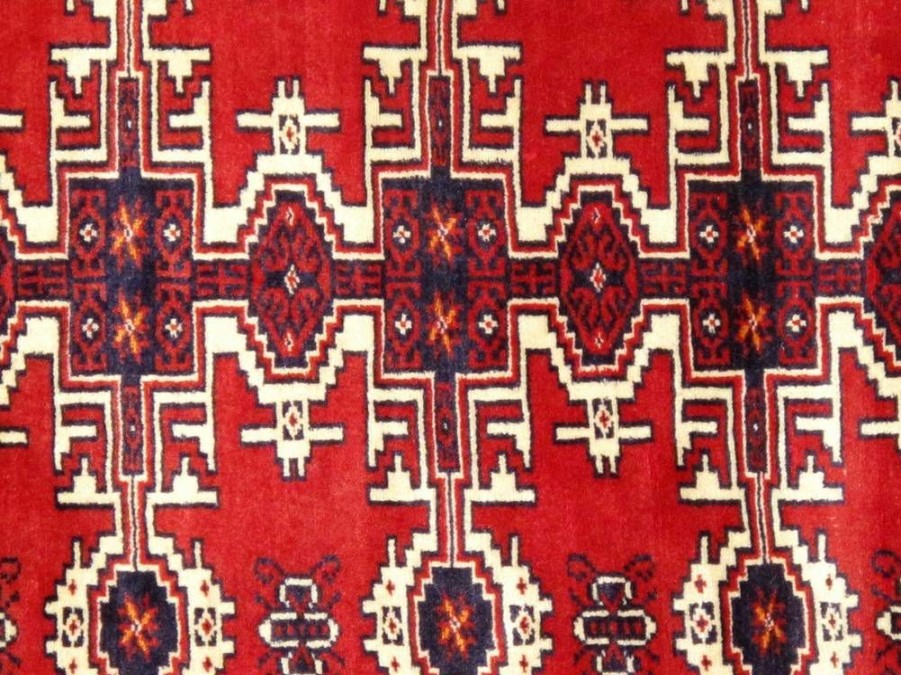 Clearance * Exclusive Design Vintage Balouch Colletion Hand-Knotted Lamb'S Wool Area Rug- 3'11" X 5 4 Pasargad Home 000412