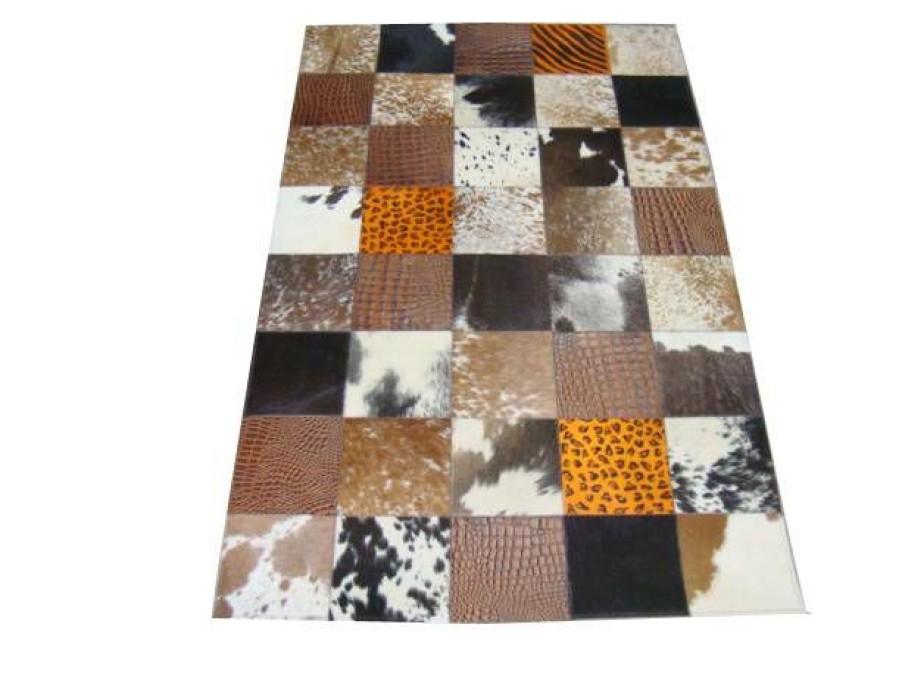 New * Wholesale Modern Collection Hand-Knotted Cowhide Area Rug- 3 0 X 5 0 Pasargad Home Mri-Let-04 3X5