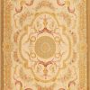 Clearance * Excellent Quality Savonnerie Collection Hand-Knotted Lamb'S Wool Area Rug- 10 1 X 13 9 Pasargad Home Gsv-21 Ivory 10X14